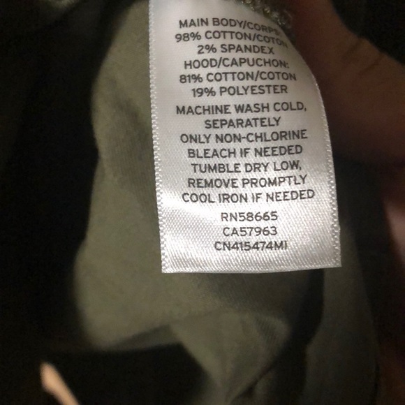 ⭐️CASLON Green Utility Jacket With Hood - Picture 6 of 8